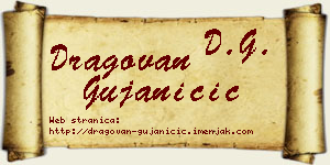 Dragovan Gujaničić vizit kartica